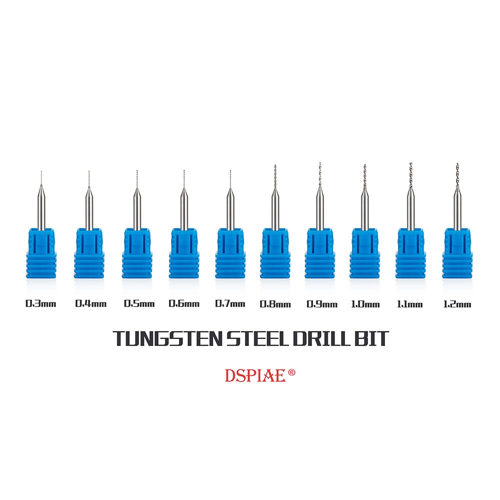 DSPIAE DB-01 Tungsten Steel Drill Bit 2.1-3.0mm