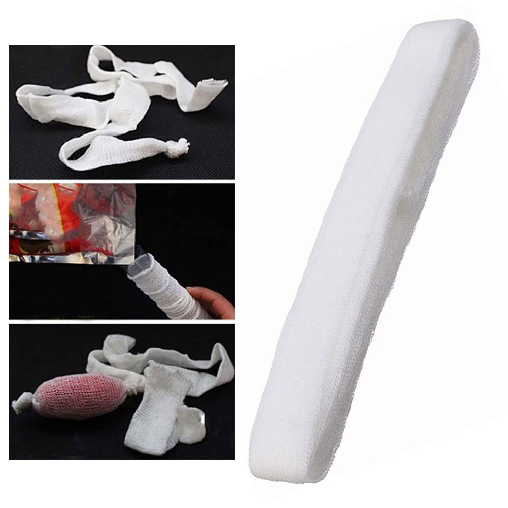 5M PVA Fishing Mesh Soluble Narrow Fishing Network Water Soluble Mesh White Refill Stocking Bait Bag Protect Fish Net