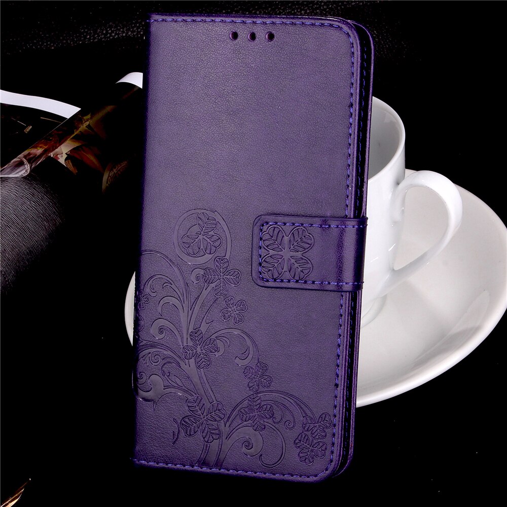 Luxe Wallet Leather Case Voor Samsung Galaxy J1 Mini J105 J105H SM-J105H J105F J1 Nxt Duos Flip Case Telefoon Back cover Coque: Purple