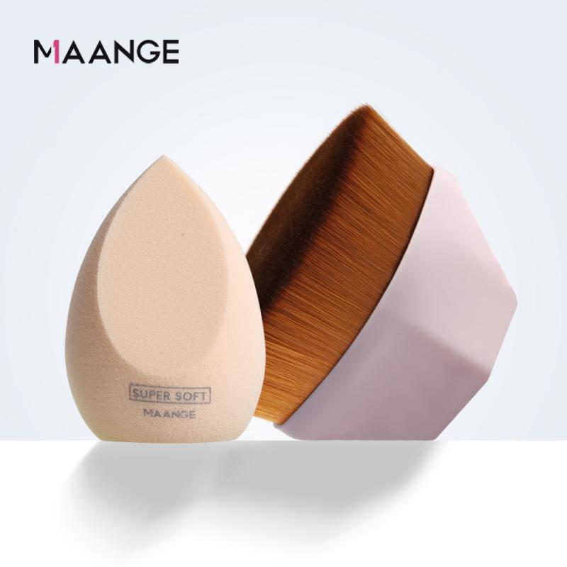 Foundation make-up kwast platte bovenkant eet geen poeder kwasten losse poeder make-up cosmetica tools: 02