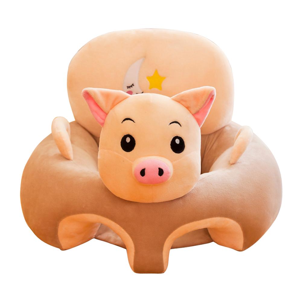 Cartoon Baby Sofa Cover Learning to Sit Seat Feeding Chair Case: C