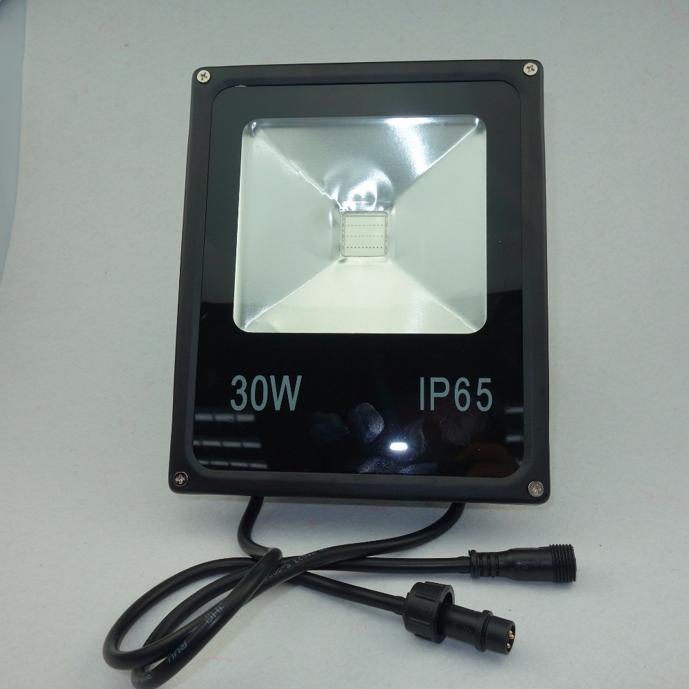 DC36V input 30W high power led WS2811 controlled RGB flood light;addressable;IP65;RGB full color