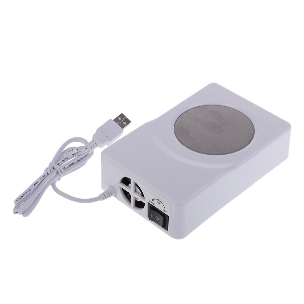 Portable Desk Warmer and Cooler Pad Milk Drink Food with USB Cord Home