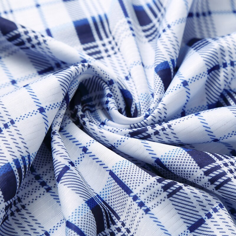 Miesten paidat korkea ruudullinen miesten lyhythihainen ylisuuri paita ruskea sininen plus koko m -4xl 5xl 6xl 7xl #3734