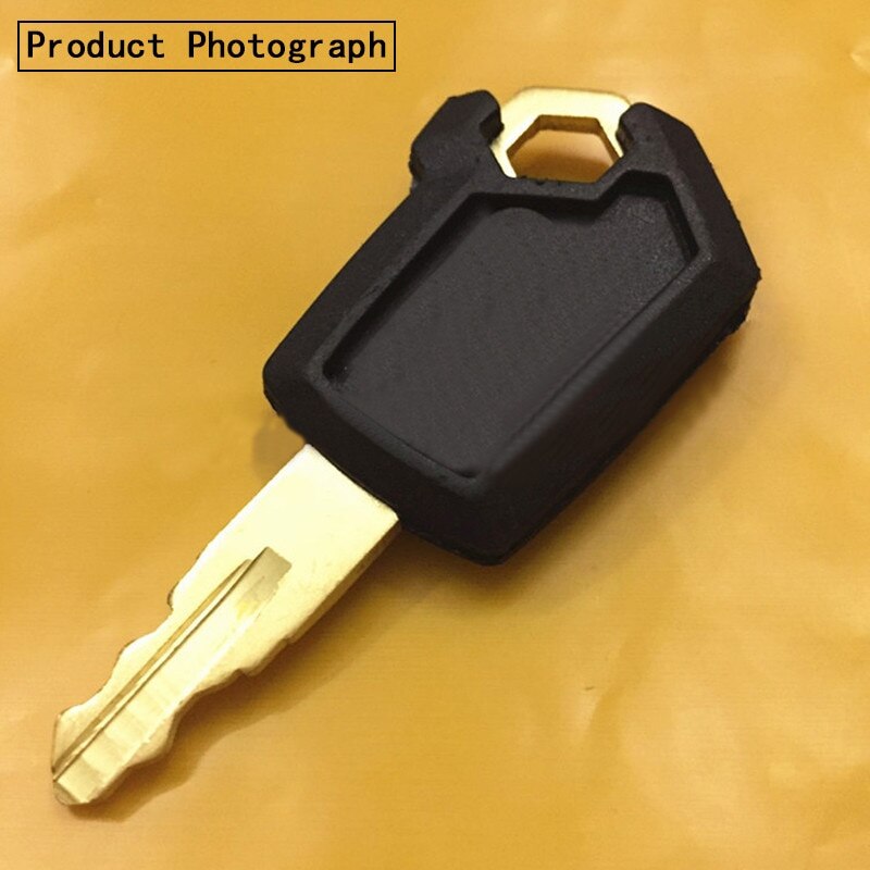 4PCS Black & Gold Heavy Equipment Ignition Loader Dozer Key For Caterpillar Metal & Plastic^