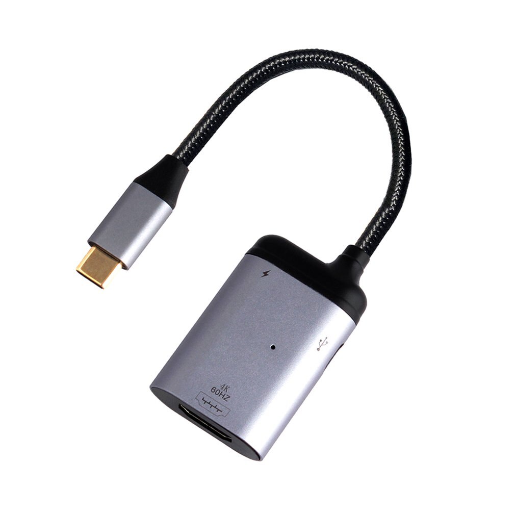 4K Usb C Vga Kabel Type C Naar Hdmi-Compatibel 3 Adapter Voor Macbook Pro 4K Uhd USB-C Type C Naar Vga Kabel