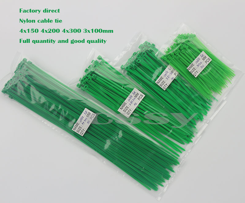 green color Self-locking plastic nylon tie cable t... – Vicedeal
