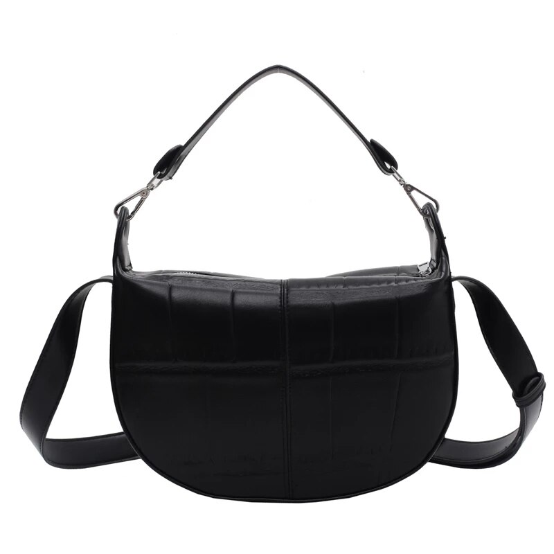 Jahrgang Stein aufbringen Kleine PU Leder Umhängetaschen Für Frauen Winter Neue Schulter Bote Tasche Damen Handtaschen Und Geldbörse