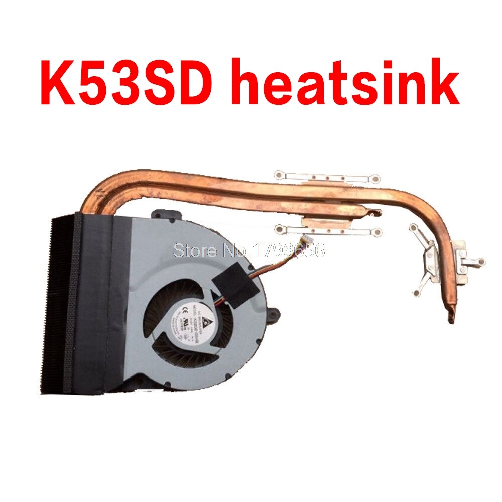 Pour Asus K53 X53 K53S A53S X53S K53SV K53SM K53SJ K53SC K53SD ventilateur de refroidissement de processeur pour ordinateur portable Radiateur Radiateur Refroidisseur