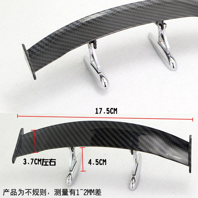 Universal-heckspoiler aus kohlefaser, mini-spoiler, autodekoration, kleines modell für jeep, ford