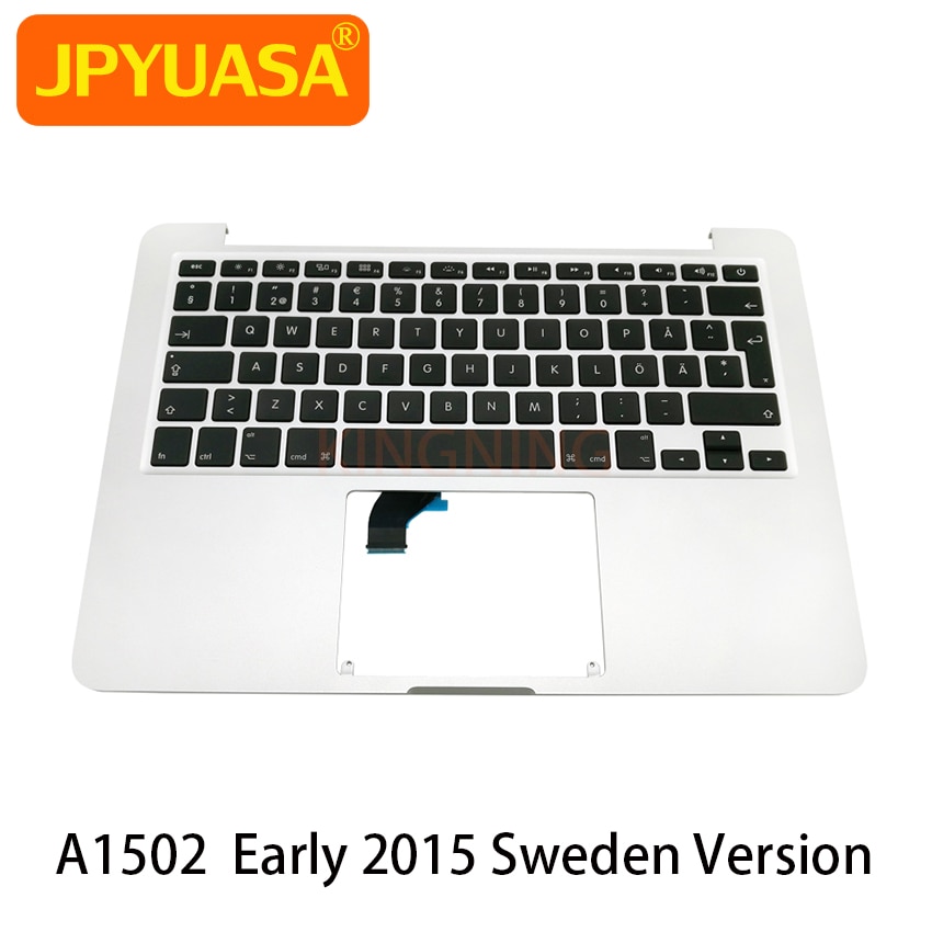 Originele Palmrest Top Case Met Zweden Toetsenbord Voor Macbook Pro Retina 13 "A1502 Vroeg Emc 2835