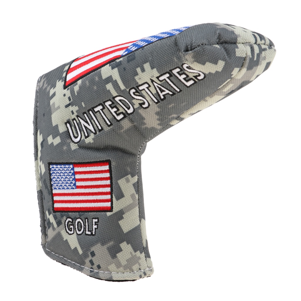 Golf Blade Putter Head Cover Headcover Protector Bag with Magnetic Closure