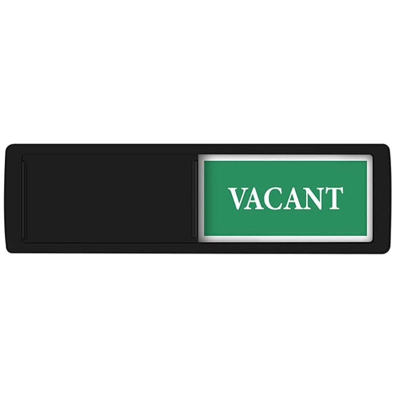 Bathroom Toilet Signs Occupied/Vacant Door Signs Vacant or In Use Slider