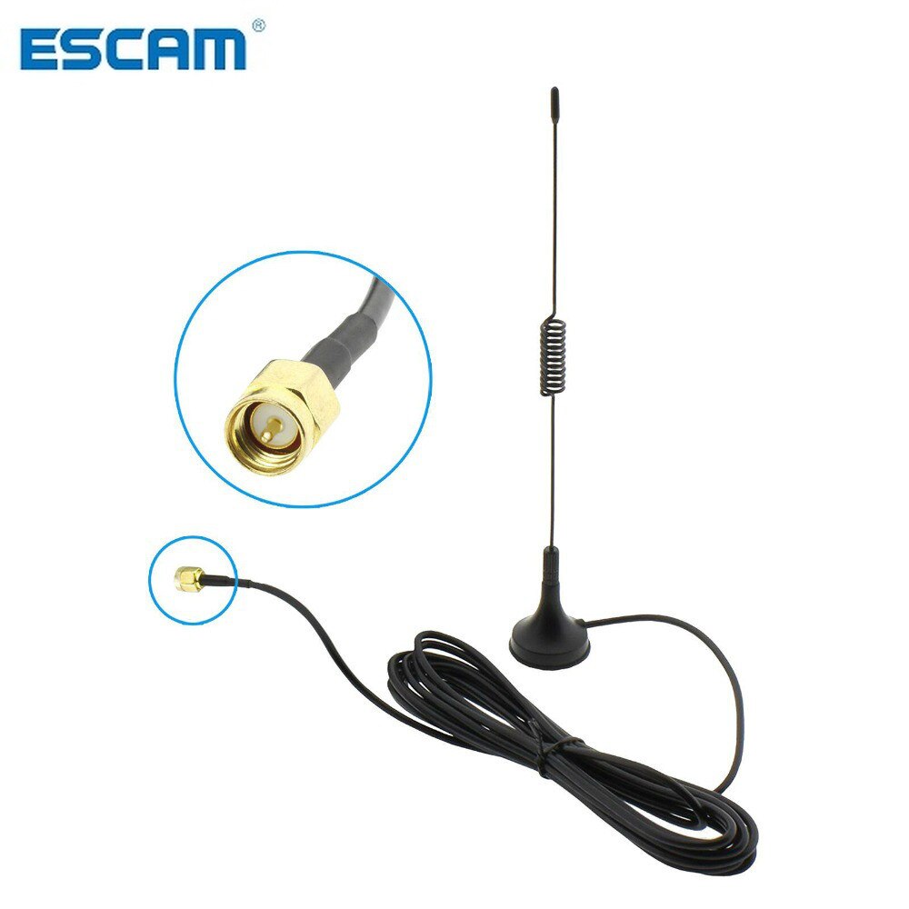 ESCAM 3M 10ft WiFi Antenna Extension Cable Cord for ESCAM Wireless Security Camera