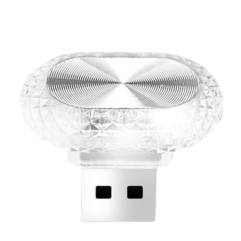 2Pcs Touch Sensor LED Light Car Interior Wireless Ambient Neon USB Charge Lamps 2 thumbnail image