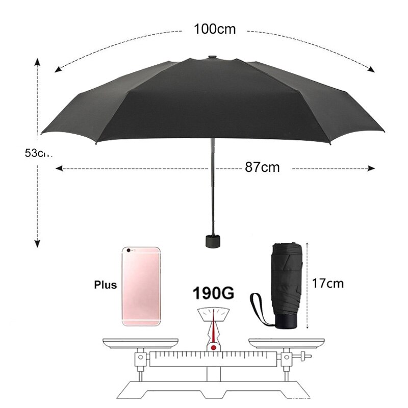 Moda mała 5 składana parasolka dziecięca deszcz kobiety parasol mężczyźni Ultralight mini anty-uv dziewczyny parasole wodoodporna przenośna podróż
