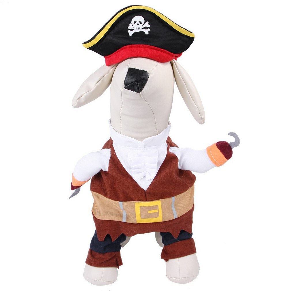 Dessin animé animal de compagnie Cowboy équitation Costume fournitures pour animaux de compagnie Costume Cospaly Halloween chien vêtements: S