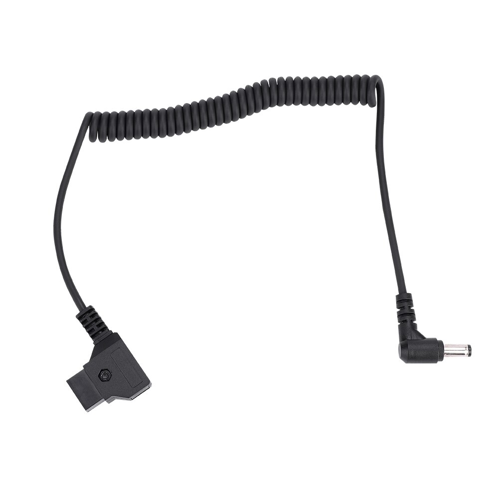 Camera Spring Cable D-Tap Male Connector To DC 5.5x2.5mm Plug Power Cord Cable For BMCC BMPC 4K Camera​ Charging Cable