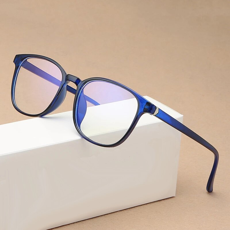 RMM rétro hommes lunettes cadre ordinateur lunettes cadre femmes Anti-lumière bleue Transparent clair rose cadre en plastique