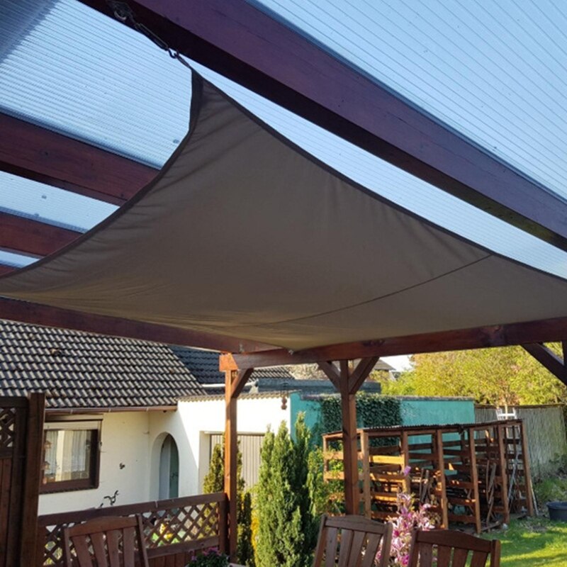 Waterproof Sun Shelter Sunshade Protection Shade Sail Awning Camping Shade Cloth Large for Outdoor Canopy Garden Patio