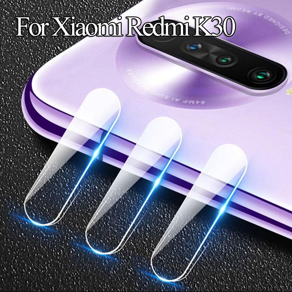 Protector de lente de cámara trasera 9H cubierta completa de vidrio templado HD fotografía lámina protectora para móvil accesorios para Xiaomi Redmi K30