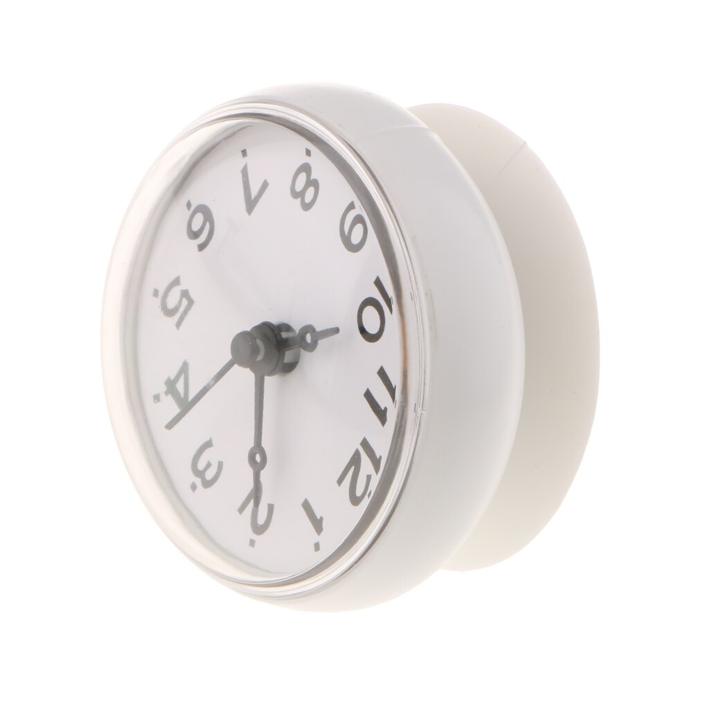 Reloj de ducha para baño y cocina, resistente al agua, con ventosa