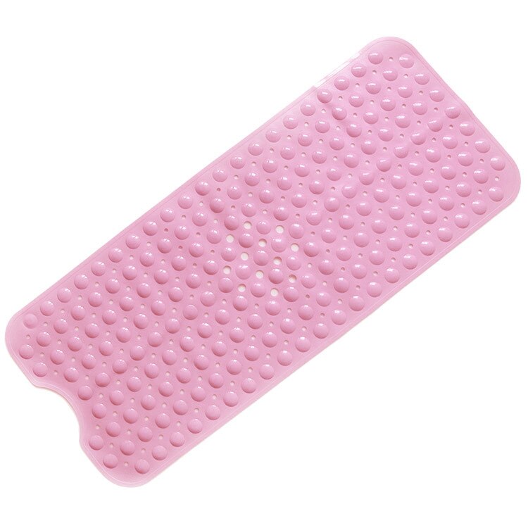 40*100Cm Mat Bad Badmat Pvc Grote Bad Veiligheid Douche Antislip Badmatten Met Zuignap cups Floor Mat: pink