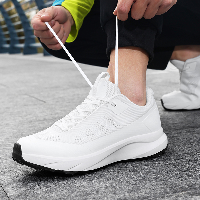 Zapatos de senderismo de goma para hombre, zapatillas de montaña para acampar, para exteriores, antideslizantes, impermeables, transpirables, para caminar y senderismo