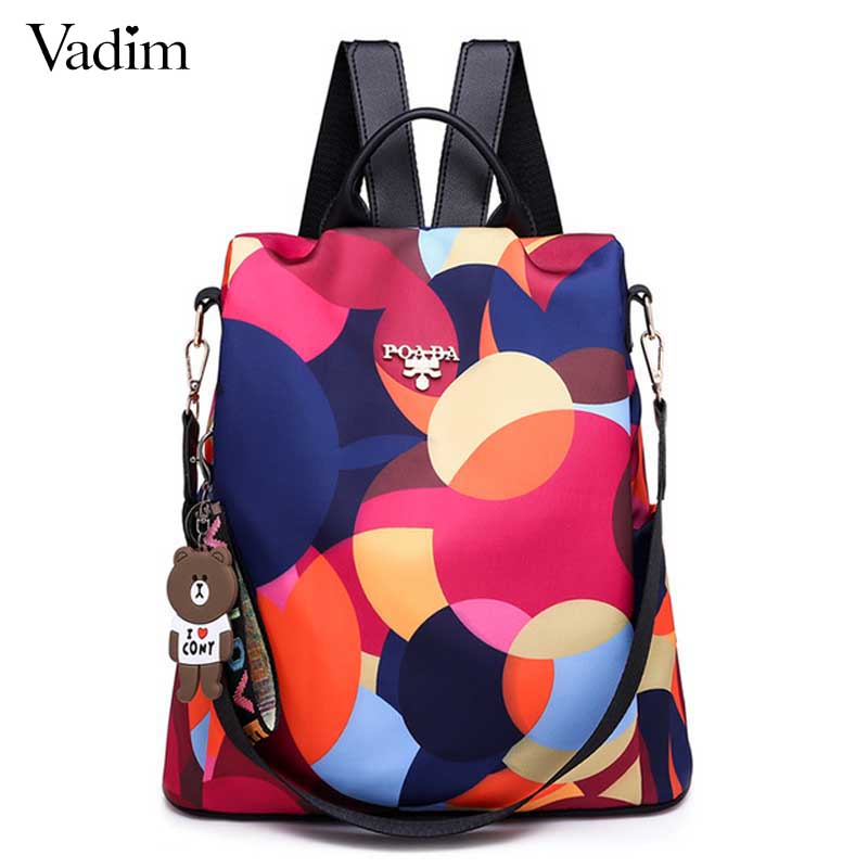 Vadim nuevas mochilas de para mujeres Mochila Oxford impermeable para mujeres antirrobo mochilas de escuela para niñas Mochila Mujer