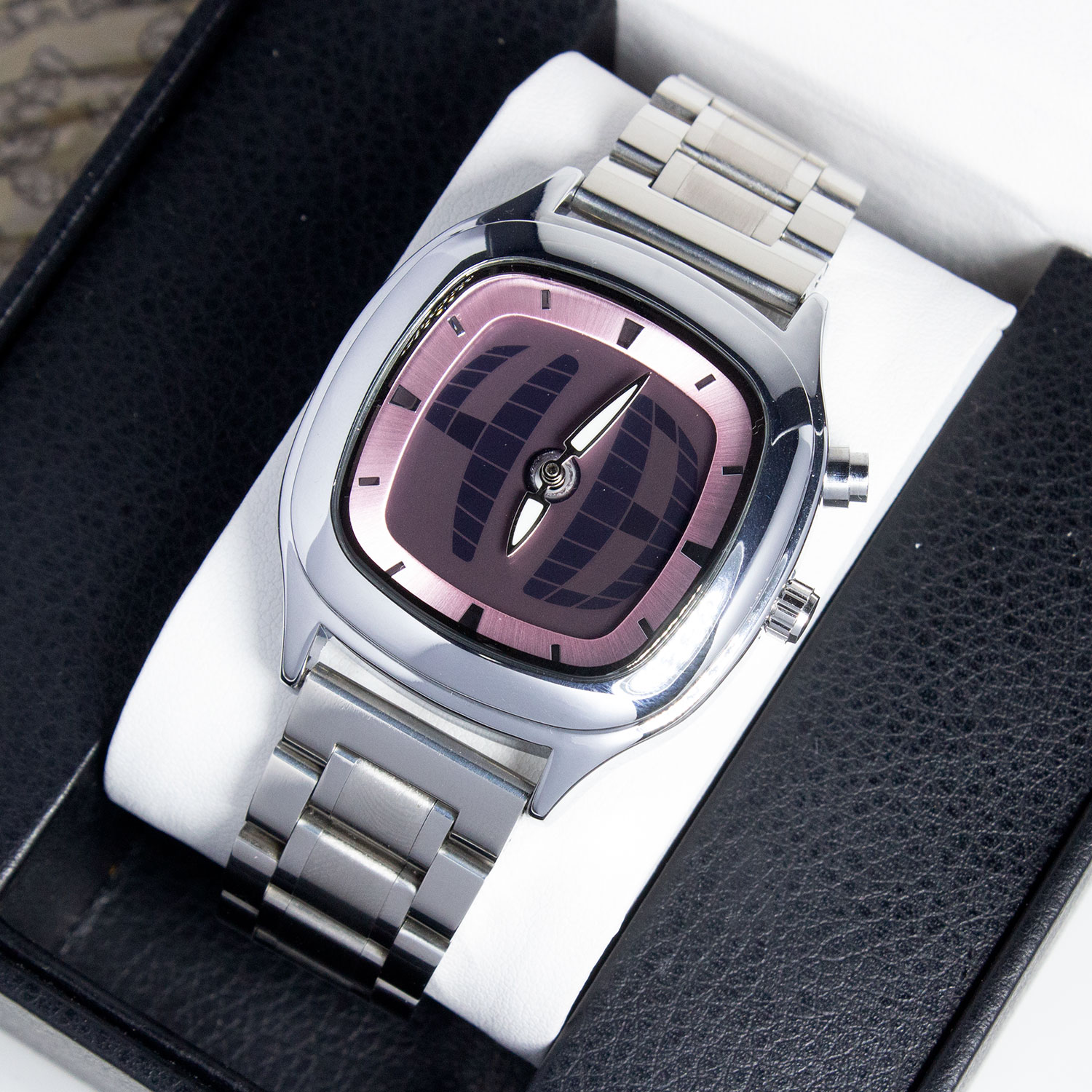 The Millennium Retro Style Men's Watch Quartz Watch 30m Waterproof Stainless WristWatch for Men Y2K: Ivory