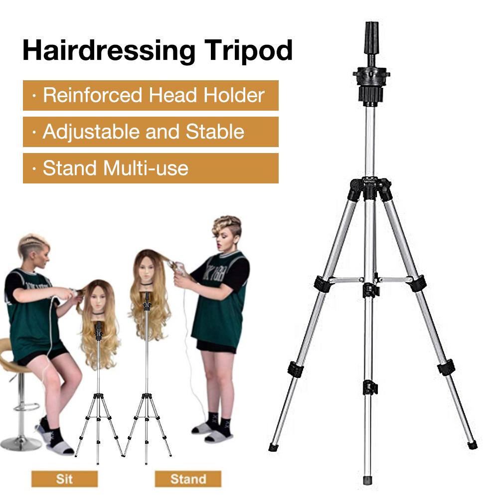 Support réglable pour perruque et tête de Mannequin, trépied pour formation en cosmétologie, équipement de formation pour la coiffure
