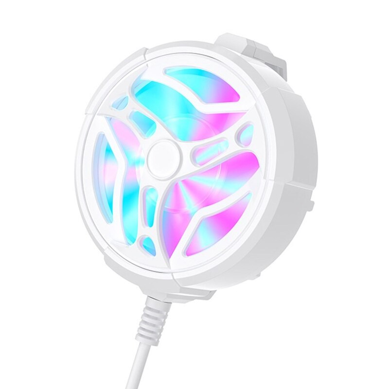 Handy-kühler, tragbarer kühler für mobile spiele, usb-betriebener smartphone-lüfter, kühlkörper, game-joystick-kühler für handys (yyds)