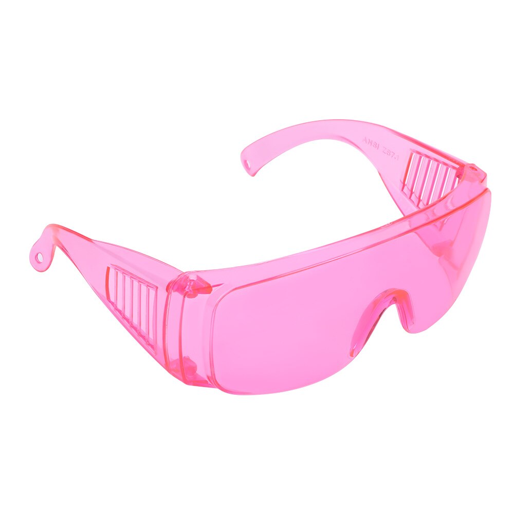 Transparent Work Safety Glasses Color Anti-Dust Impact-Proof For Lab DIY Work Riding Game Eye Protector Work Safety Goggles: Orange