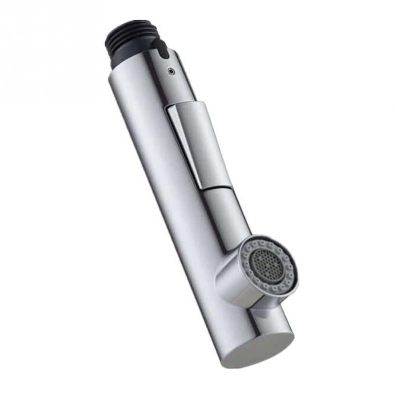 Kitchen Pull Out Faucet Sprayer Plating Nozzle Water Saving Bathroom Basin Sink Shower Spray Head Water Tap Faucet Filter: 61007