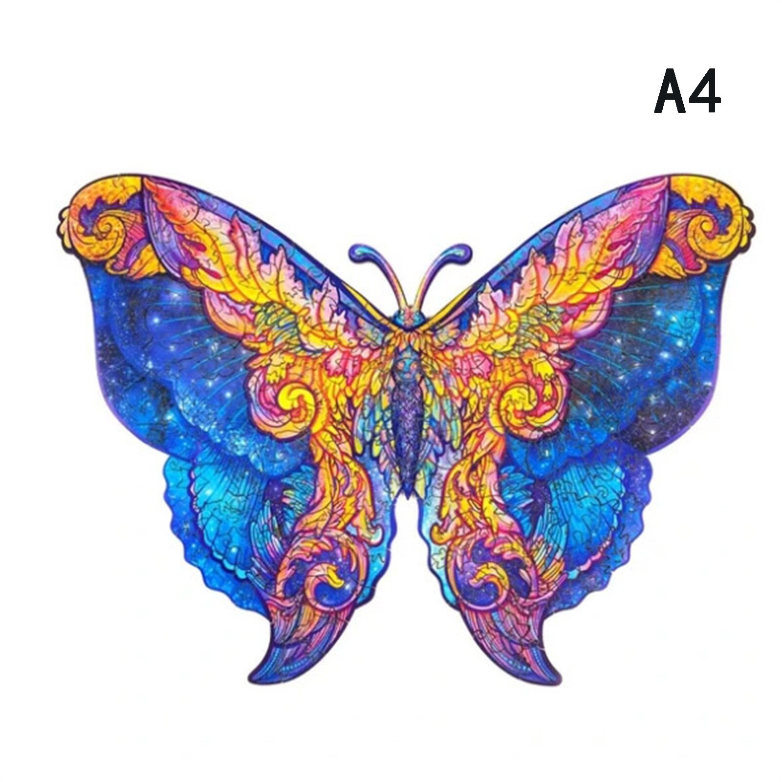 Holz Ebene Rätsel Für Erwachsene Diy Puzzle Jedes Stück Ist Ebene Geformt Rätsel Weihnachten Puzzle Puzzle Für freundlicher: Schmetterling Puzzle A4