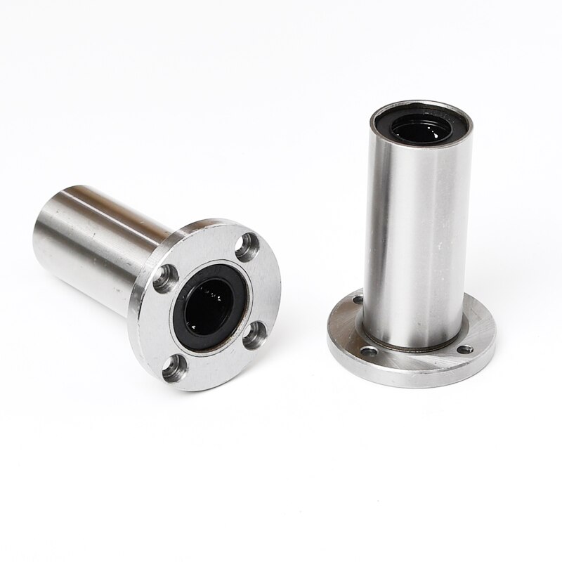 1pc lmf 8uu lmf 10uu lmf 6uu lm12uu lm8 luu lmf 12 luu  lm16uu 8mm flange lineært kugleleje til 8mm lineære aksel cnc dele
