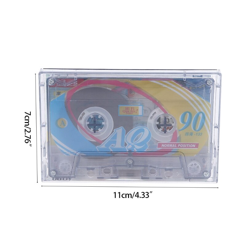 Plastic Magnetic Tape 2Pcs Cassette Blank Tape 90 Minutes Recording