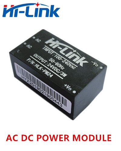 5pcs HLK-PM24 AC DC 220V to 24V 3W Step Down Isolated Switching Power Supply Module AC DC transformer HLK-PM24