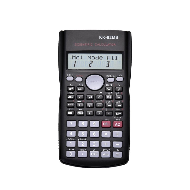 Handheld Multi-functional LCD 2 Line Display Scientific Calculator not Solar Power Accounting Mathematic Calculator: 82ms