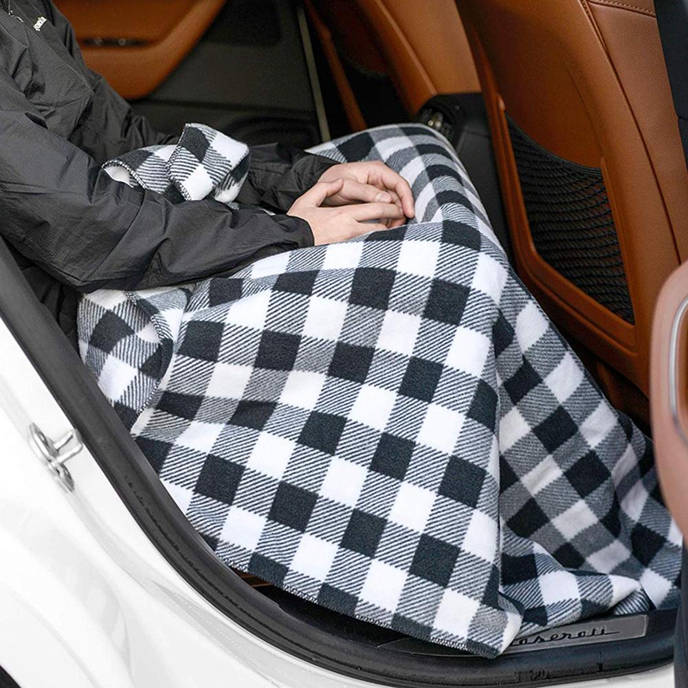 Couverture chauffante pour camion de voiture 12V | Treillis polaire, couverture chauffante de voyage, couverture électrique pour voiture à température constante