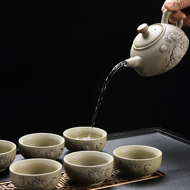 Ceramic Tea Set Chinese Tea Set Porcelain Ceramic Tea Set Tea Cup Set Tea Pot Set Tea Pot and Cup Set J014