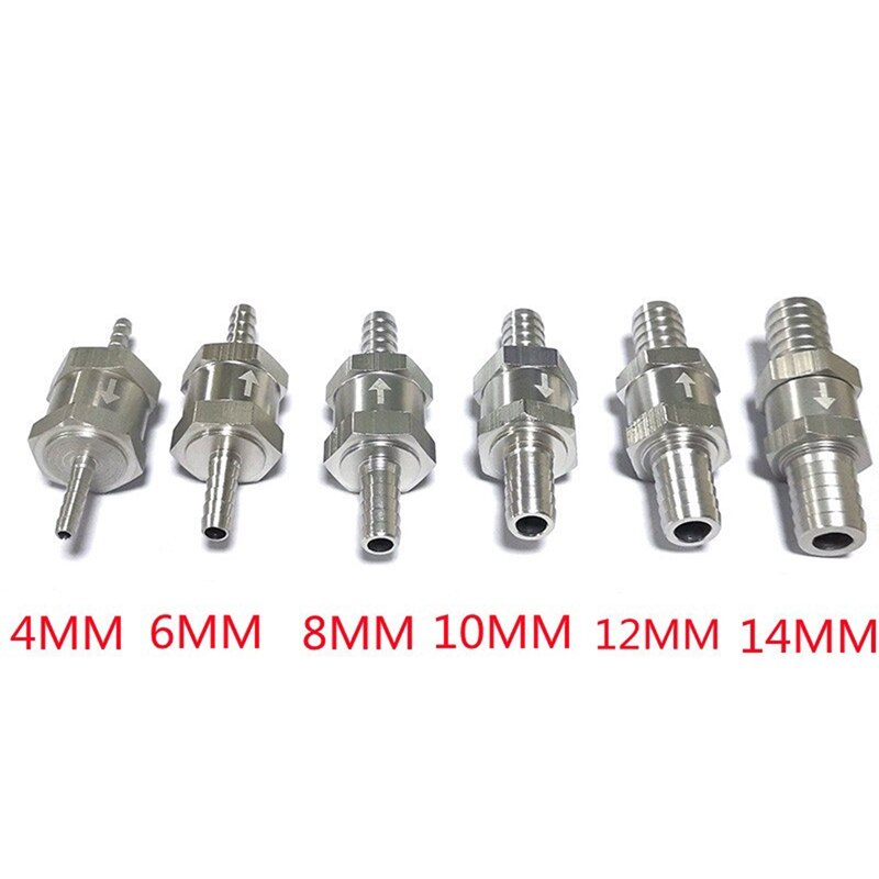 Aluminum Fuel Check Valve for Fuel System (Petrol, Crude oil) Stepped Joint Fuel One-Way Check Valve