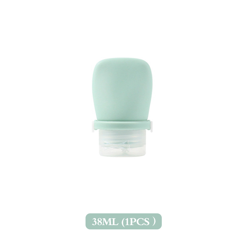 30/60/90ml Silicone Travel Bottles Leak Proof Squeezable Refillable Containers Cosmetic Tube for Lotion Soap Liquids Bottling: Clear