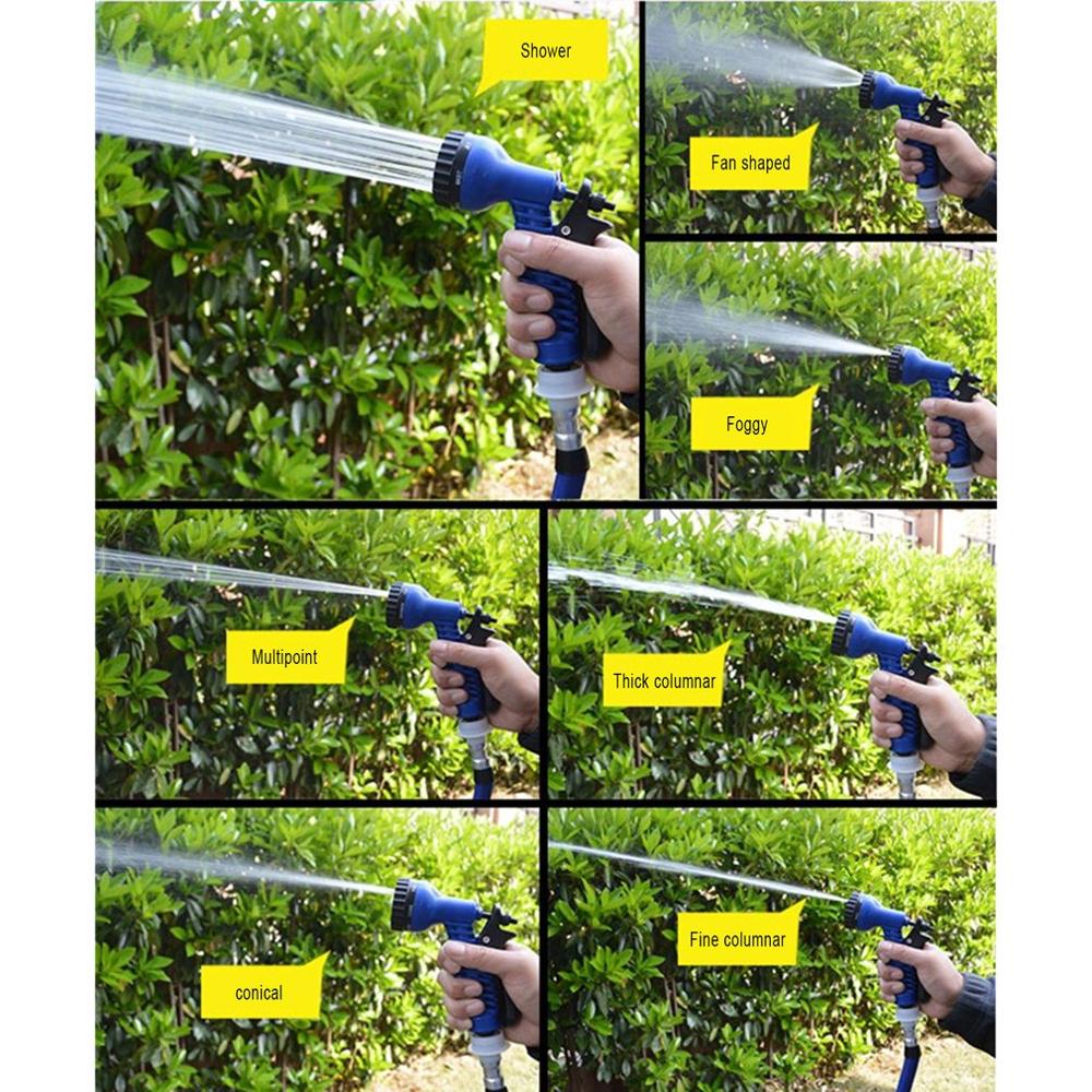 Universal Joint Garden Hose Expandable Flexible Watering Hose Garden Plastic Hoses Pipe with Spray Gun Watering Car Wash Spray
