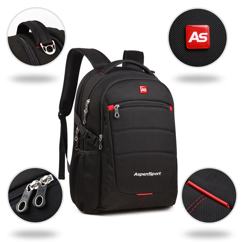 AspenSport sac à dos d'ordinateur portable à la 15.6 Pour Hommes sac à dos d'affaires sac pour notebook cartable sac à dos de voyage Pour Les Femmes