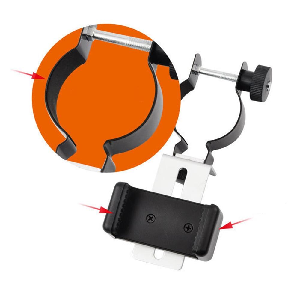 Universal Astronomical Telescope Mobile Phone Clip Adapter Mount Bracket Holder for Smartphone Camera Cell Phone Tripod Stand