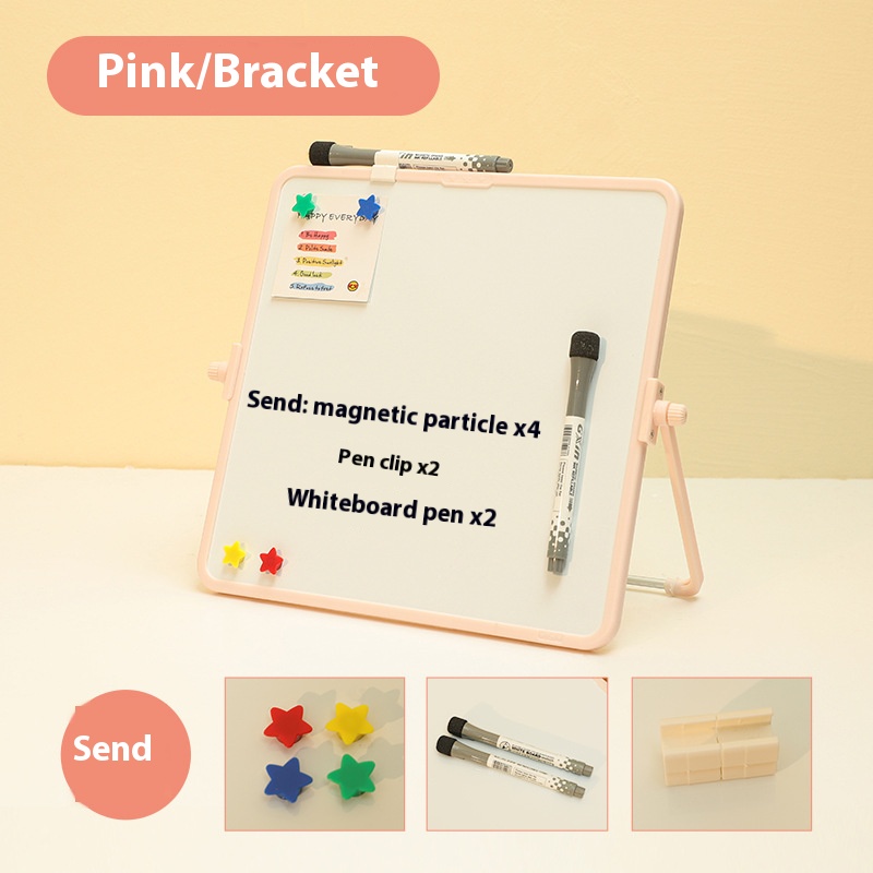 Funi Dubbelzijdig klein whiteboard Magnetisch uitwisbaar beugeltype Whiteboard Bureau Schrijfbord Hangend Educatief Graffiti Klein tekentafel Thuisbord Prikbord Tafel Notitiebord Uitwisbaar: 79*36 inches / Optie 3