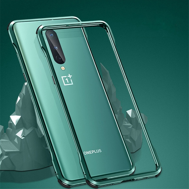 Ultra Slim luminous Metal Frame Cover For OnePlus 8 Pro Case Hard Aluminum Bumper Case For Oneplus 8 One Plus 8 Pro