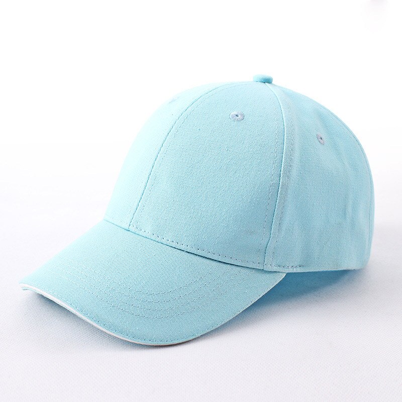 Women Hat Baseball Cap Men Solid Color Hats Casual Unisex Print Embroidery Cotton Snapback Tennis Caps: light green