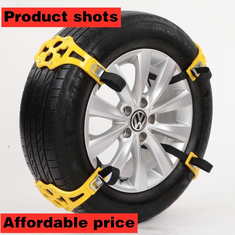 8 pçs pçs/set correntes de neve pneu de carro inverno roadway segurança pneu neve ajustável anti-skid segurança tpu correntes dupla pressão roda skid